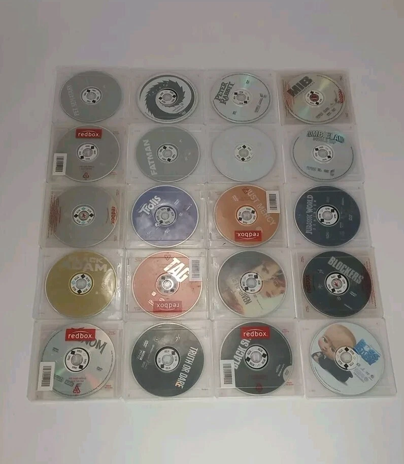 Redbox Random Mixed DVD/Blu-Ray Movie Lot of 200 W/ Cases - No Duplicates - Image 4 of 4