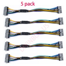 5pcs 24-Pin to 18-Pin ATX Power Supply Adapter Cable Fo HP Z420/Z620 Workstation