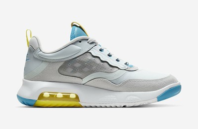 jordan air max 200 white blue yellow