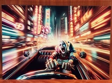 Harley Quinn Crazy Uber 13X19 Extra Large 85lb Cardstock Gloss Art Print By Bogi