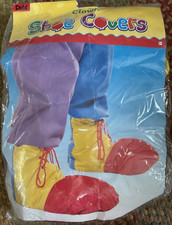 Clown Shoe Covers Costume Accessory Kids Halloween NEW