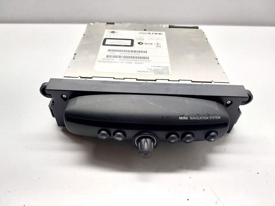 MINI COUNTRYMAN R60 2013 ALPINE MINI NAVIGATION SYSTEM HEAD UNIT 9319433 - Image 4 of 4