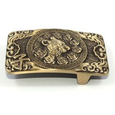 Solid Brass Mouse Belt Buckles Tongue Pin Belt Buckle Fits For 1.5 INCHES Belt