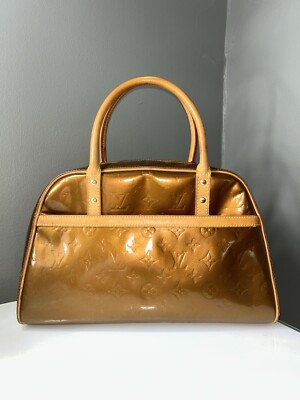 Louis Vuitton Monogram Bronze Vernis Tompkins Square Handbag BA0060