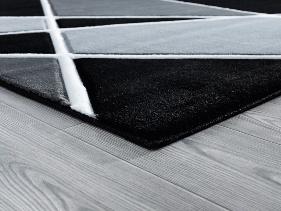 Современный небольшой ковер United Weavers с серыми линиями и нарезками геометрический 2050 10872 - Изображение 4 из 4