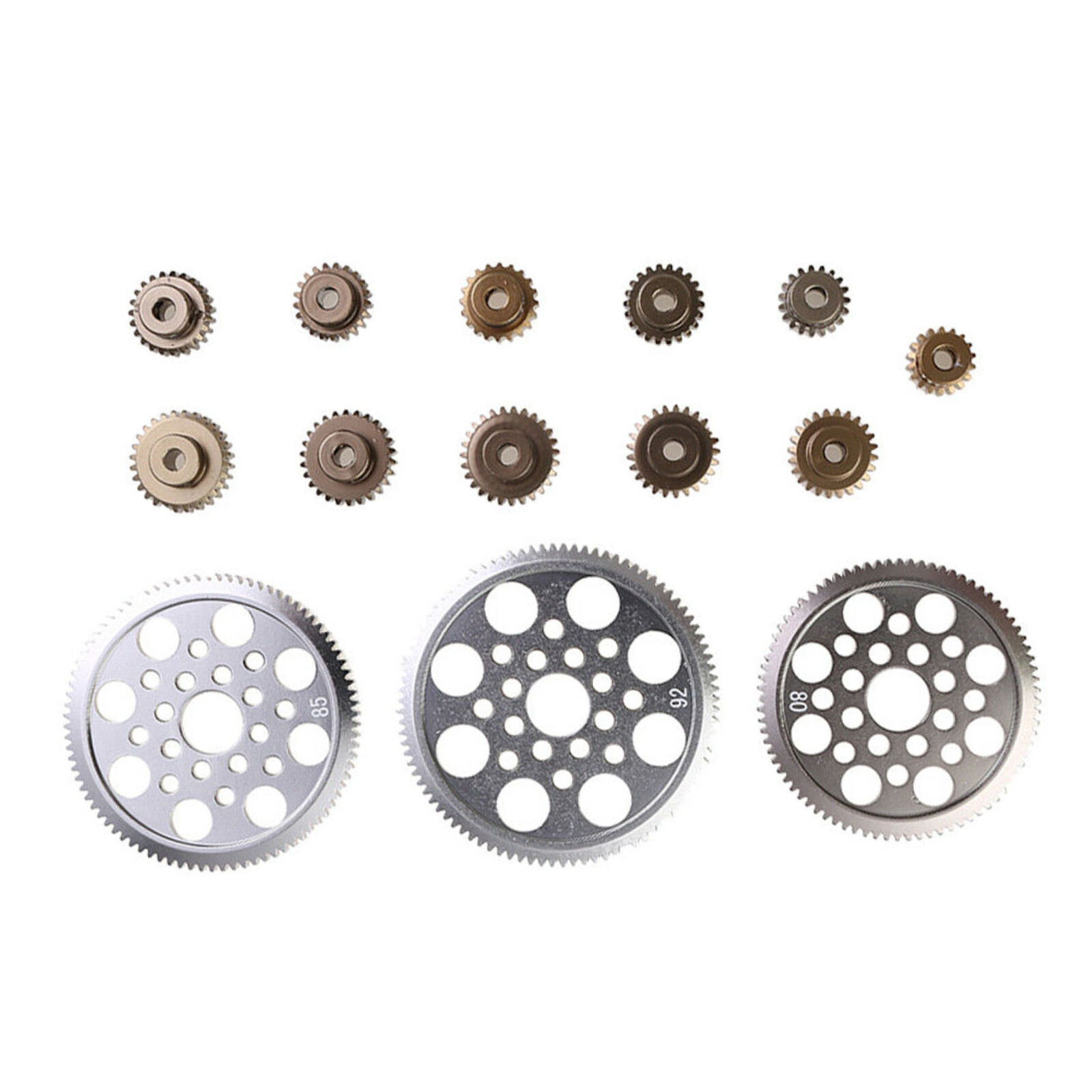 1:10 18T-92T Motor Alloy Cog Pinion Gear Set For Sakura CS S XIS D4 RC Model Car