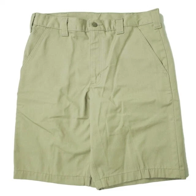 Carhartt US TWILL CELL PHONE WORK SHORTS T C twill work short pants 34 KHAKI