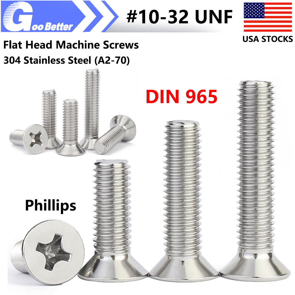 Buy 10-32 UNF x 1 inch Slotted Raised Countersunk Screws