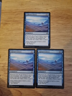 MTG - 3x Trail of Evidence - Shadows Over Innistrad