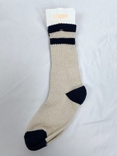New Gymboree Gymgo Athletic Socks Tan  Crew Cut Boy Girl Shoe Size 13-2