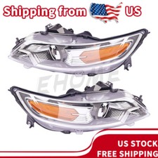 Pair Halogen Headlight Set For 2010-12 Ford Taurus Limited Se Sel Left And Right