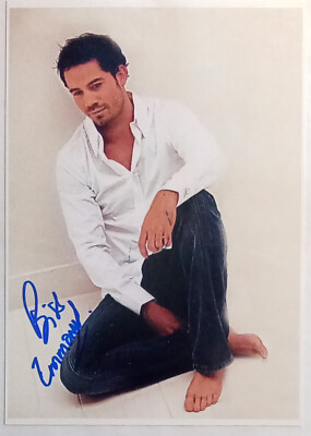 Emmanuel Moire 1979- French singer autograph signed 6''x8'' photo