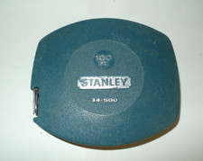 Stanley 100' Tape Measure Mod. 34-500 Steel Tape made in USA