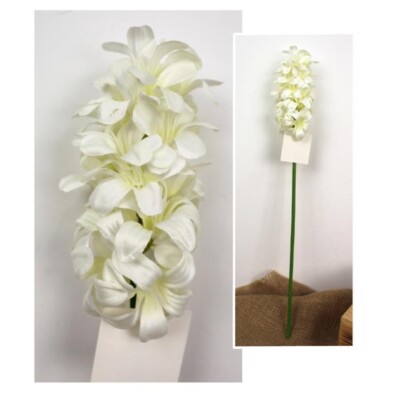 Hyazinthe weiß 48 cm Kunstblumen Deko Kunstpflanze künstliche Blumen