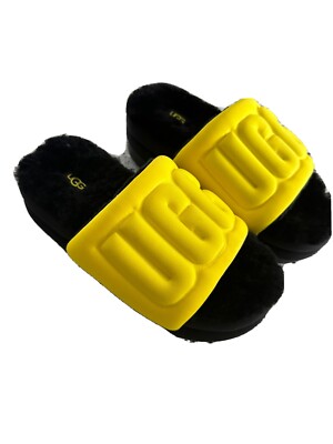【ちろ先生】UGG Maxi Graphic Silde UGG Women's Maxi Slide Logo - FREE Shipping & FREE Returns