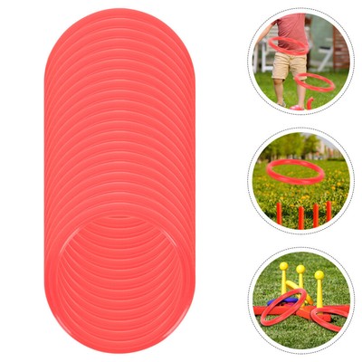  20 Pcs Agility Hoops Toss Game Rings Ringspielzeug Aus Kunststoff Kind