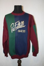 VTG Crable Sportswear XL Color Block Pro Football Hall of Fame Sweatshirt Canton