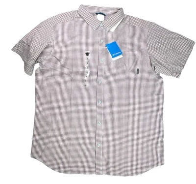 COLUMBIA Mens Dress Shirt Short Sleeve Pocket Button Front Size XL - Image 1 of 4