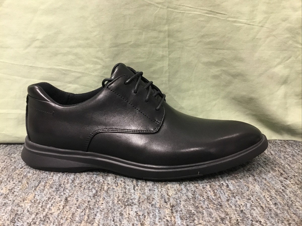 New CLARKS Un Lipari Park Plain Toe Derby Shoes New CLARKS Un Lipari Park Plain Toe Derby, Mahogany Leather  main image 4