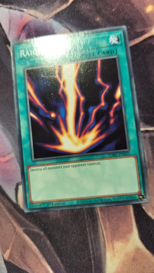 Yu-Gi-Oh! Raigeki  Common Englisch   1.Auflage Nm  Sdbt - Bild 2 von 2