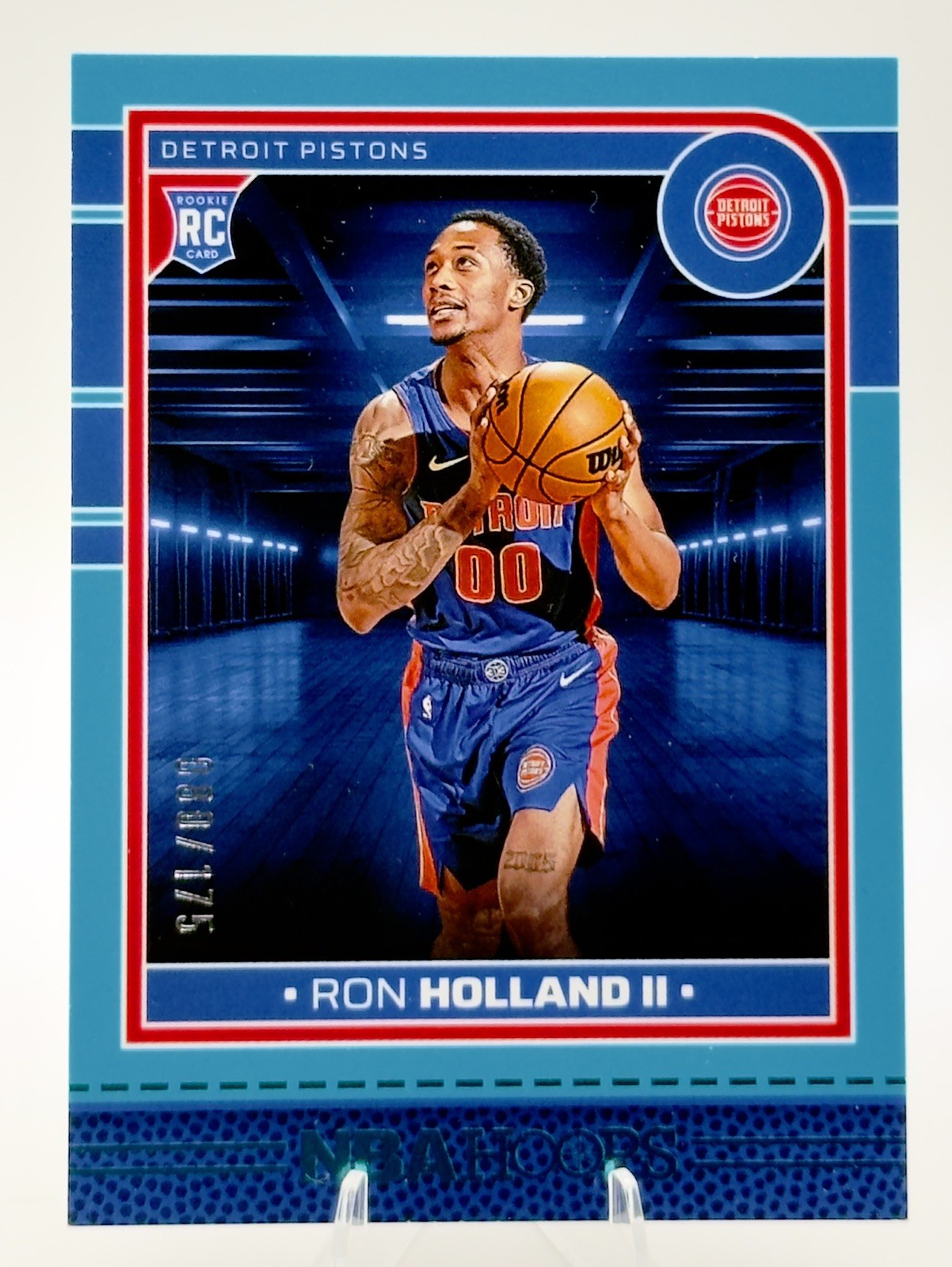 2024-25 Panini NBA Hoops Ron Holland II Detroit Pistons Teal /175 RC #235 🏀💎🔥