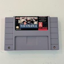 Tecmo Super Bowl III: Final Edition (Super Nintendo, SNES, 1995) Authentic Cart
