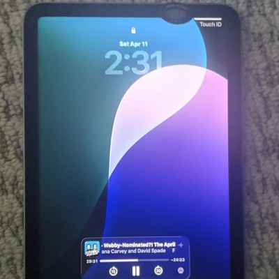 Apple iPad mini Tablet A2993 Gray iPadOS Series iPad mini Model A2993