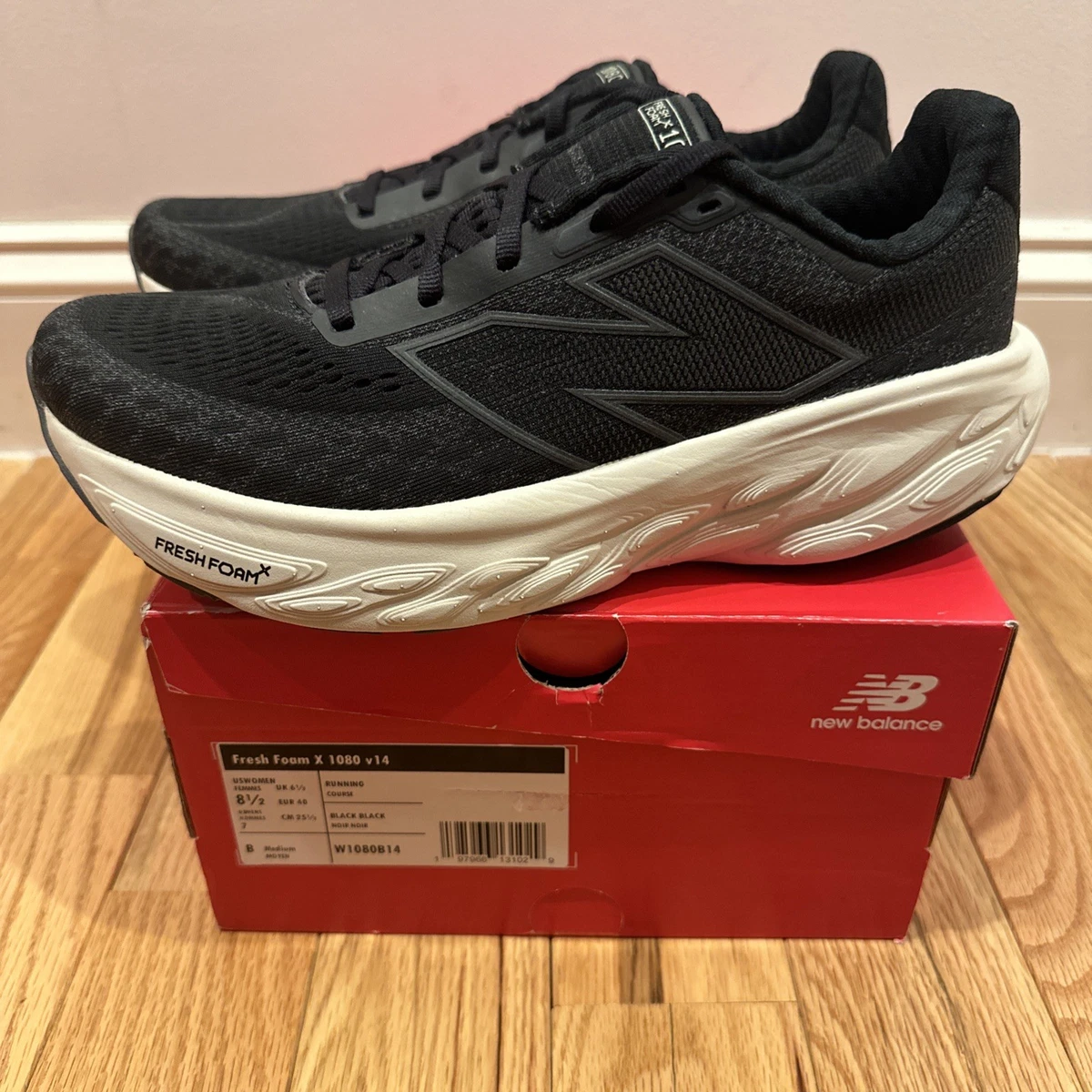 New Balance Fresh Foam X Size  men 10.5 Black Sea Salt Running sneakers Amazon.com | New Balance Men main image 4