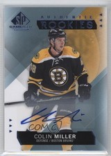 2015-16 SP Game-Used Authentic Rookies Blue Auto Colin Miller #113 Auto 0f8