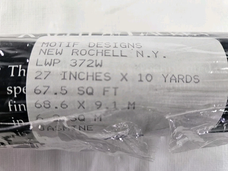 Papel Pintado De Colección Ralph Lauren Azul Jazmín Blanco Cuadrícula Rayas 67.5 pies cuadrados 27" x 10 yardas Foto 3 de 4
