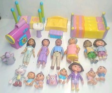 Vintage Mattel Viacom Dora The Explorer Figures & Furniture Family Grandparents 