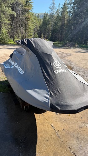 YAMAHA WAVERUNNER COVER – MWV-CVREX-BS-17 – EX – BLACK-CHARCOAL – 2017–2024