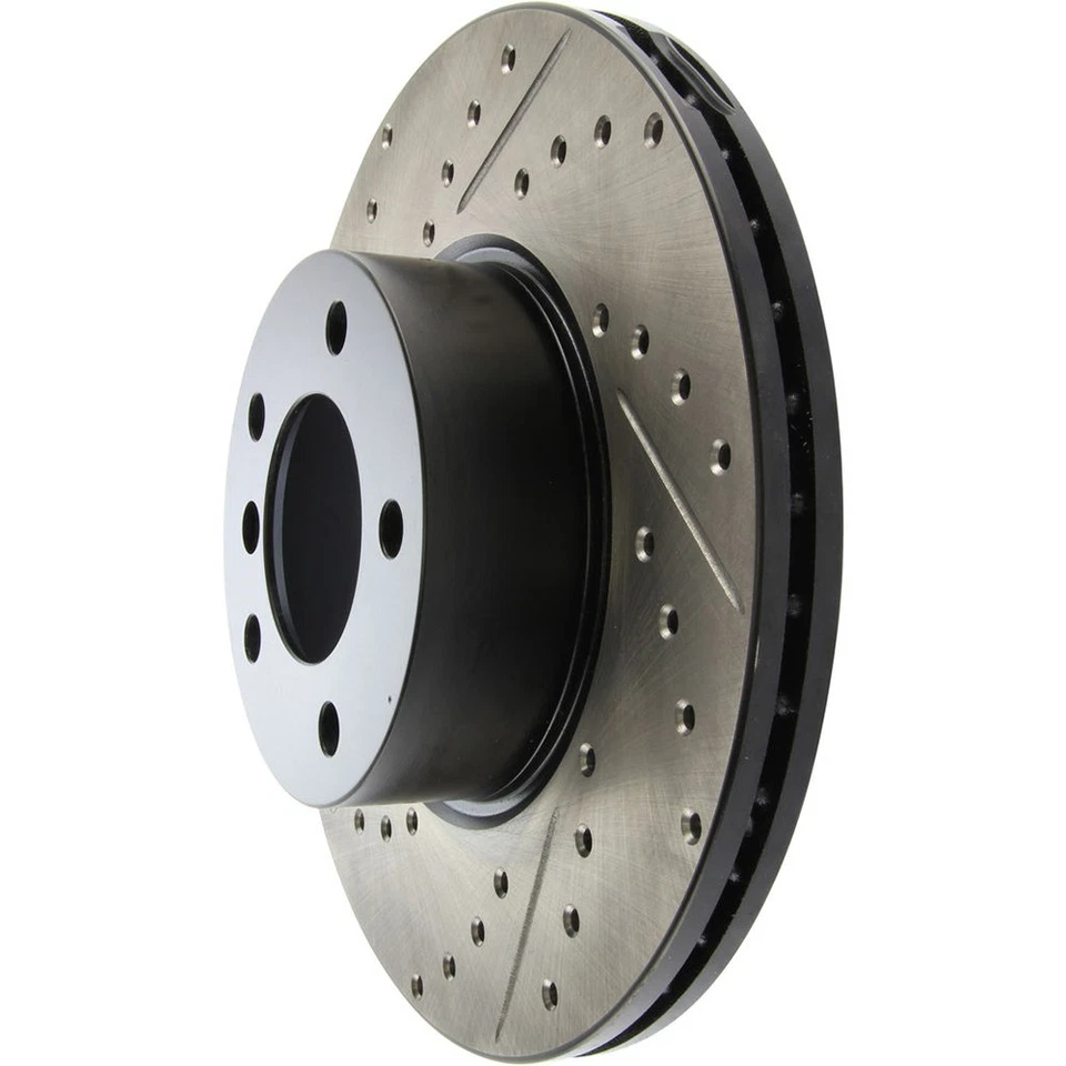 Rotor de freno delantero derecho StopTech 127.34108R perforado para 14-18 328d / 07-16 328i Foto 2 de 4