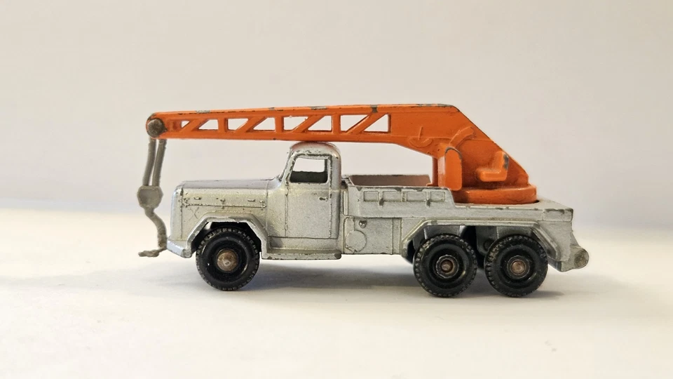 Camión grúa vintage original Lesney Matchbox #30 Magirus Deutz fundido a presión de colección Foto 3 de 4