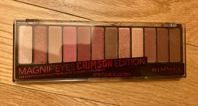 Rimmel London Magnif'Eyes Crimson Eyeshadow 12 Piece Palette 007 Crimson Edition