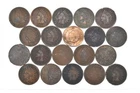 Lot 20 1800's 1890-1899 Indian Head Penny Cents US Coin Collection 2/5 Roll *895