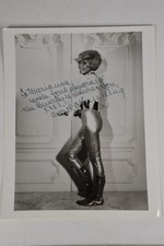 Vintage Carol Channing Autographed Personalized Photo Beverly Wilshire B&W