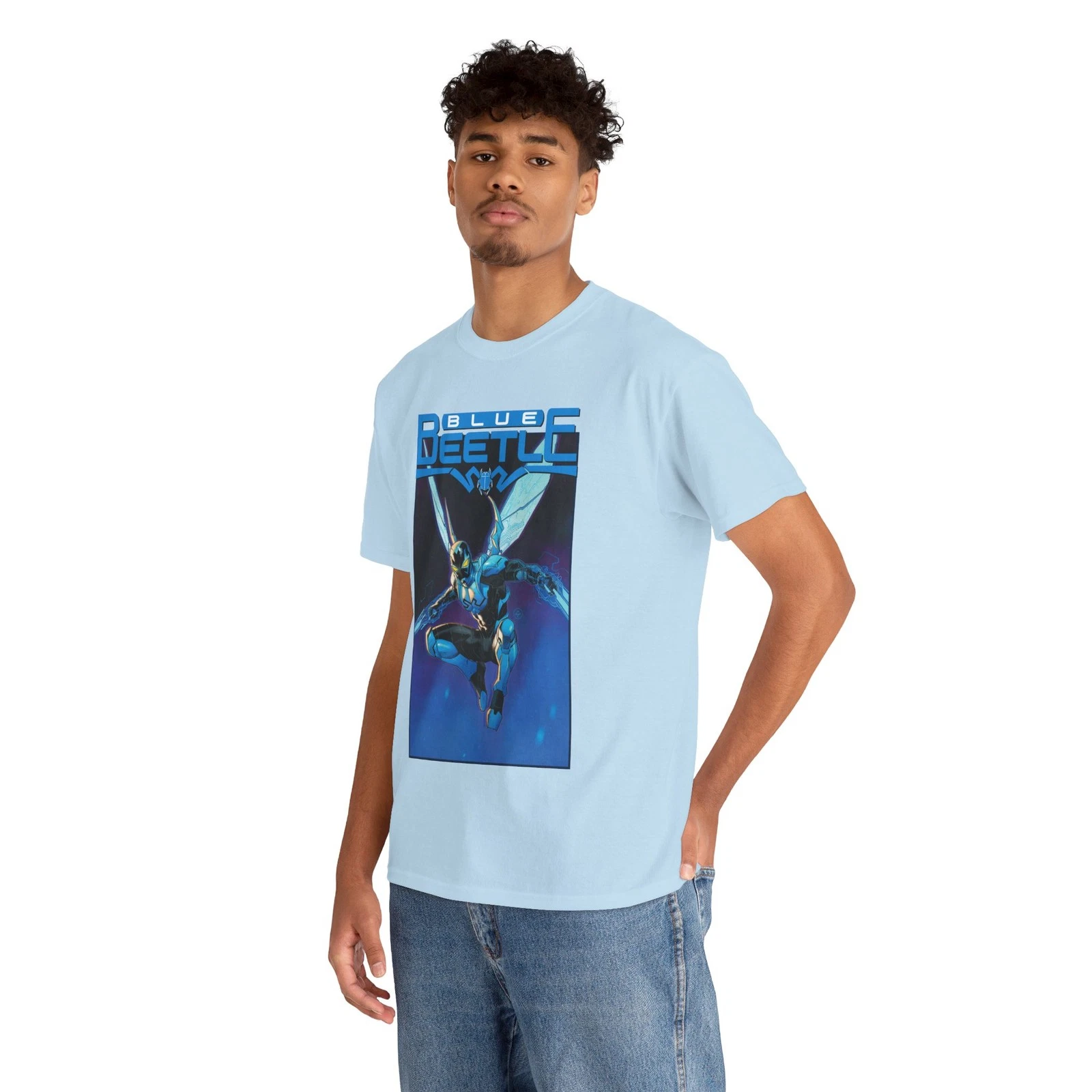 Blue Beetle T-Shirt - Dan Mora Art - Jaime Reyes - DC Comics