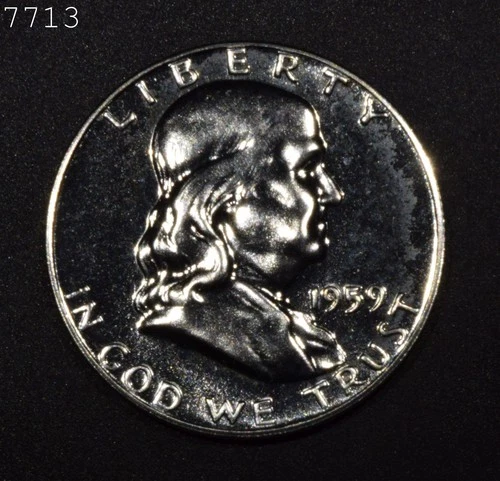 1959 Franklin Half Dollar "Very Choice Proof" *Combined Shipping*
