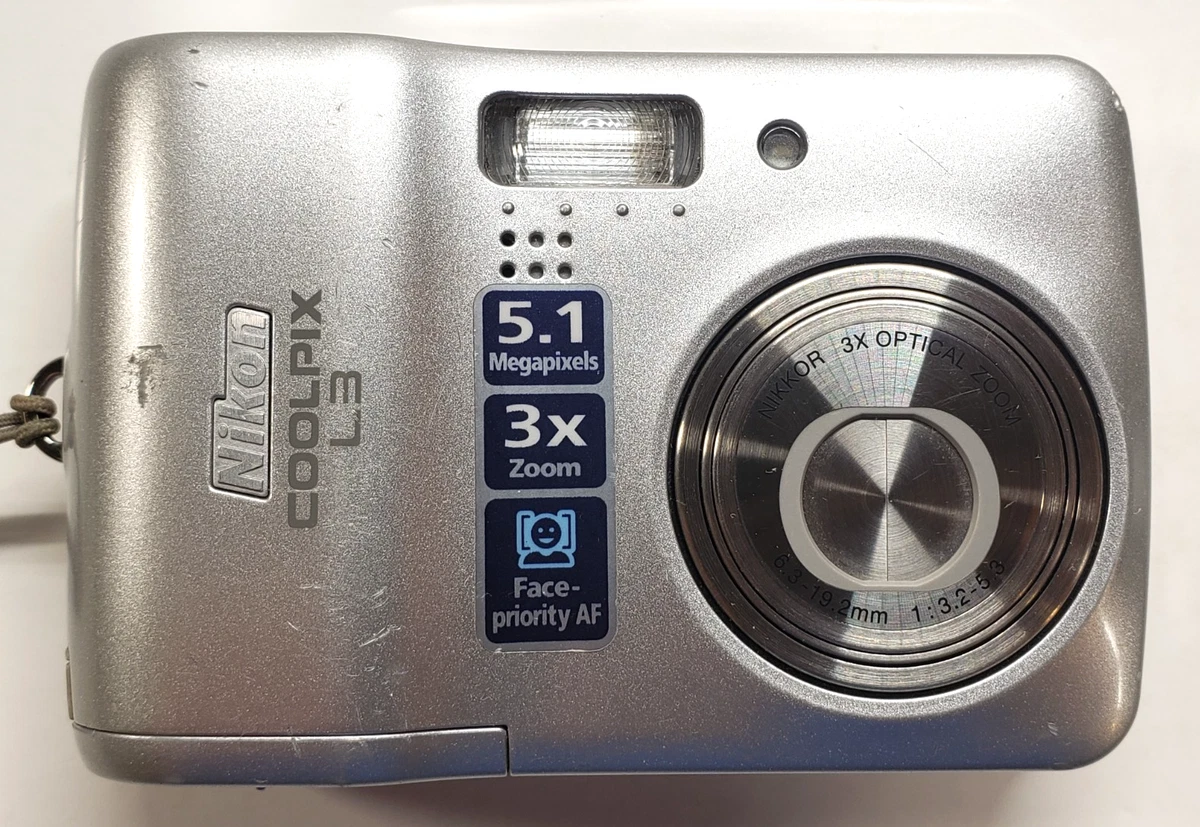 Nikon COOLPIX Nikon Coolpix L3 Digital Cameras 5-6.9 MP Maximum