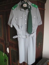 Uniformkleid DDR NVA Polizei mit Käppi Krawatte