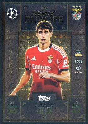 2025-26 Topps Match Attax Extra UEFA UCL ANTONIO SILVA #250 Kings of Europe