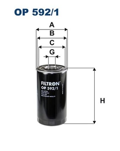 Fits FILTRON OP 592/1 OIL FILTER