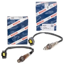 2x BOSCH VOR+NACH Kat Lambdasonde für MERCEDES W176 W26 C117 A117 X156 M270.910