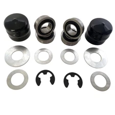 4PCS Lawn Mower Front Wheel Bushing to Bearing Conversion Kit Replaces Craftsman