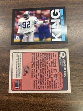 B279 Angelo King Custom Football Card Detroit Lions
