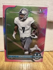 Romeo Doubs 2022 1st Bowman University Chrome Refractor #24 Green Bay Packers