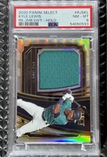 2020 Panini Select Rookie Jumbo Swatches Holo Prizm /250 Kyle Lewis RC qf8