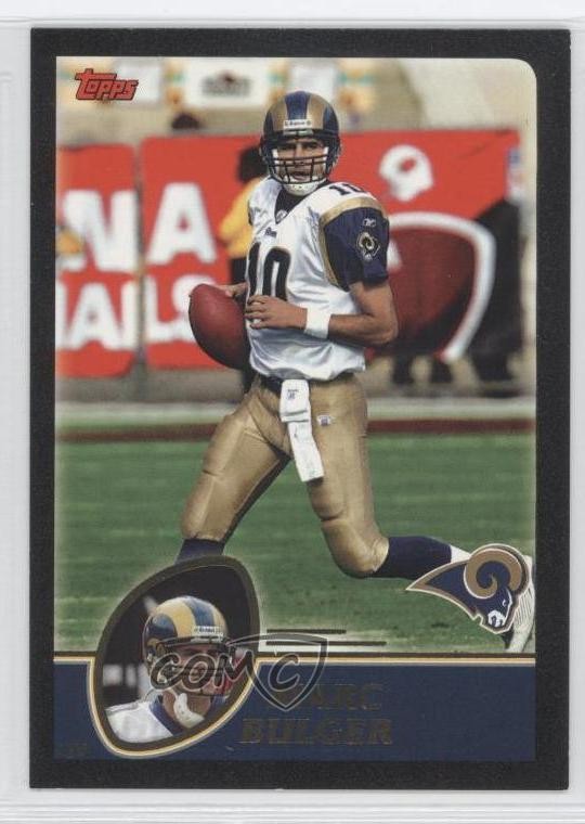 2003 Topps Black 33/150 Marc Bulger #157 0q3 | eBay