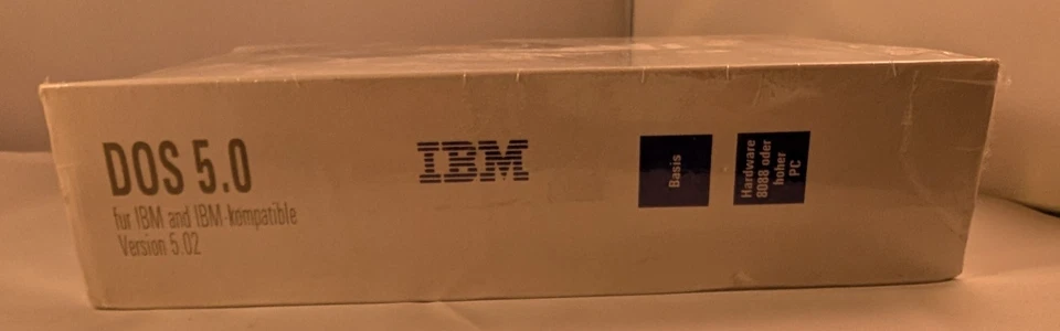 IBM MS-DOS 5.0 3,5" Disketten NEU / SEALED - Bild 3 von 4